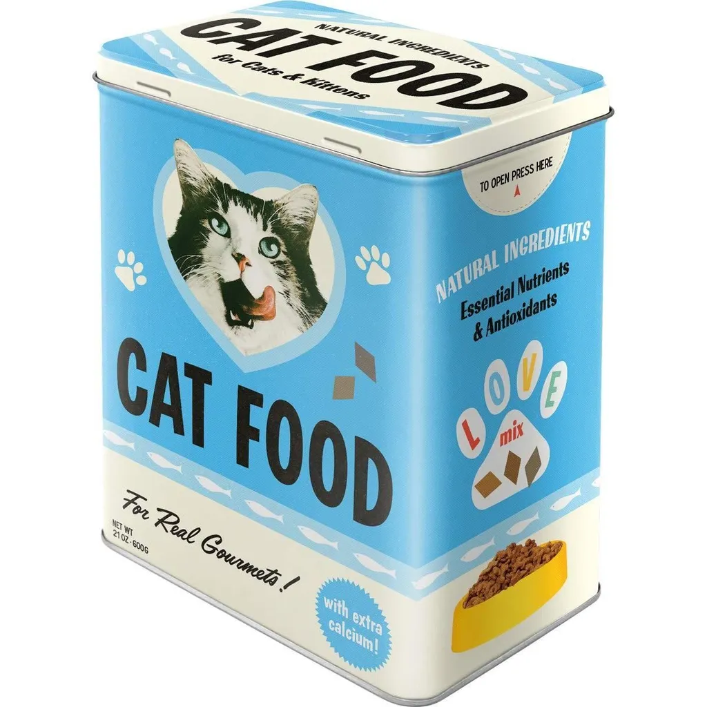 Nostalgic-Art Lattina Animal Club: Emozioni Vintage per il tuo Gatto