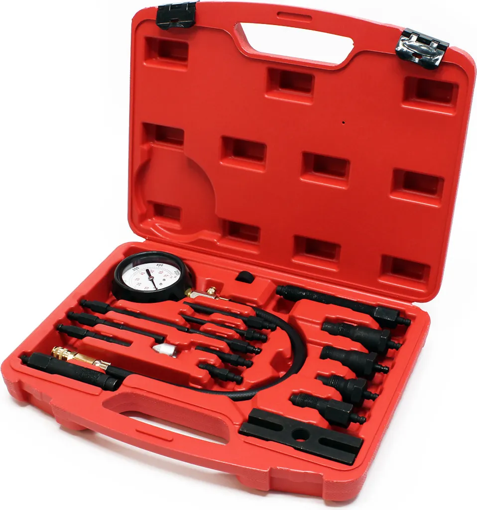 Testeur compression Diesel 0-70 bars avec adaptateurs TDI CDI pro - 2