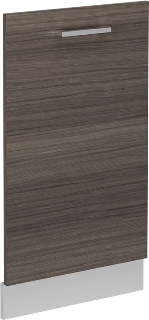 Vicco Geschirrspülblende R-Line, 45 cm ohne Arbeitsplatte, Edelgrau/Weiß