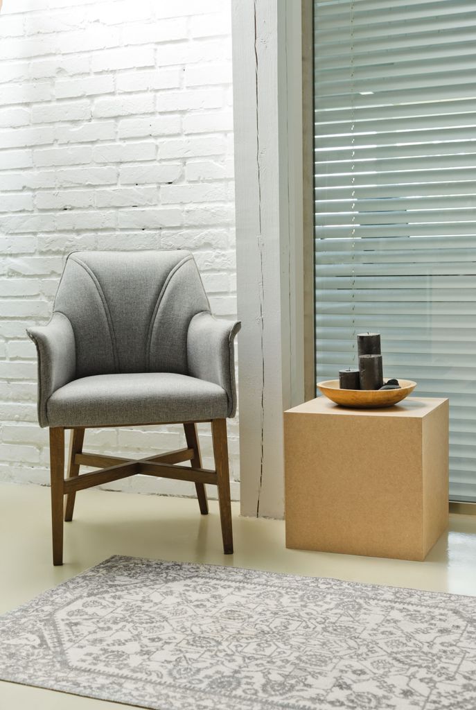 Dekosäule Unlackiertes MDF - Blumensäule für Wohnzimmer - Produktbild 3