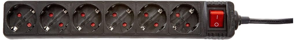 Kopp 120915006, 1,4 m, Drinnen, Typ F, Schwarz, Rot, 6 Produktbild 
