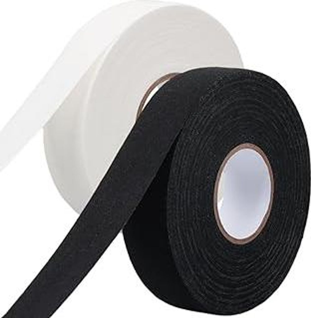 2 Rollen Eishockey Schläger Tape (25m x 2,5cm) – Anti-Rutsch Griffband für maximalen Grip an Eishockey-, Golf-, Tennis-, Squash-, Badminton- un...