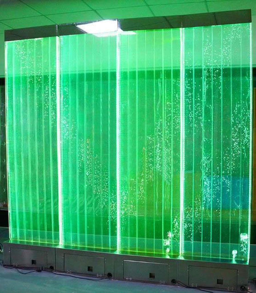 Wandpaneel LED Wasserwand Wasser Wände Wasser Blasen Wand Waterwall 60x240cm Neu