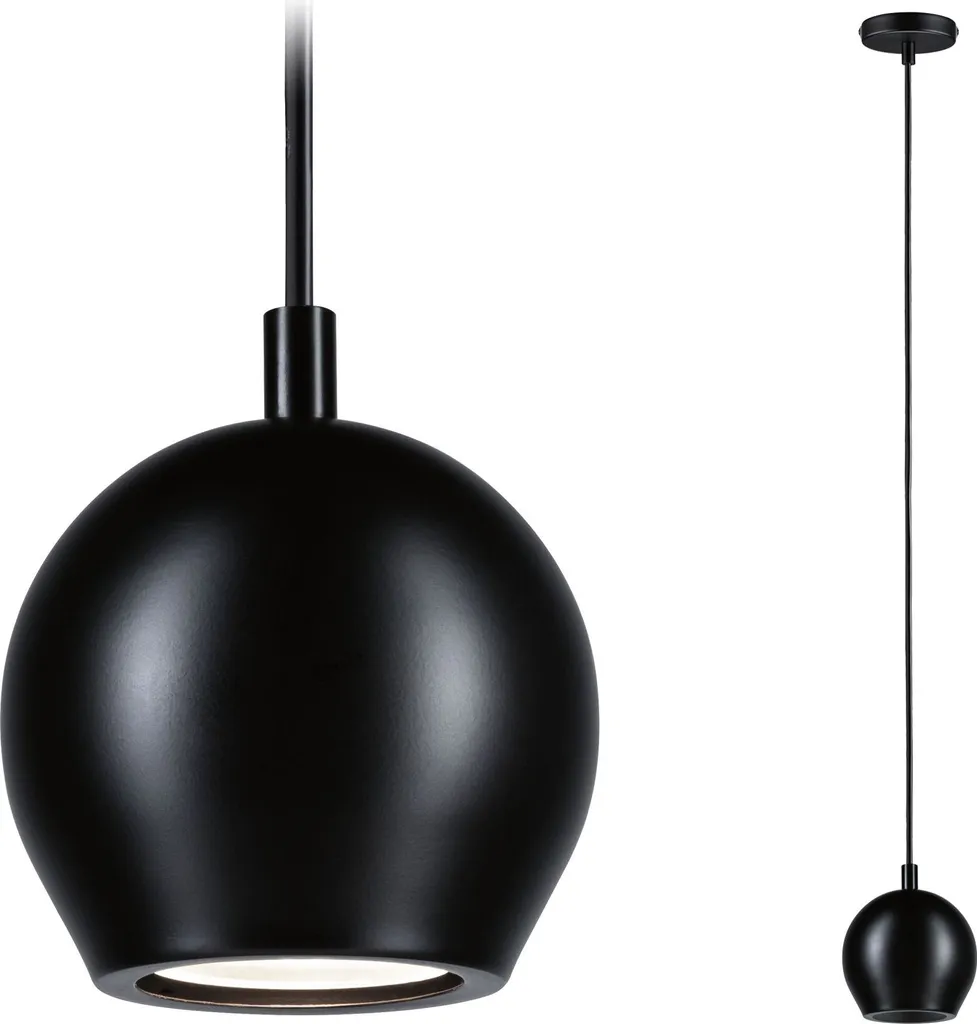 Paulmann LED Lampe suspendue Shima - Suspension design en verre blanc