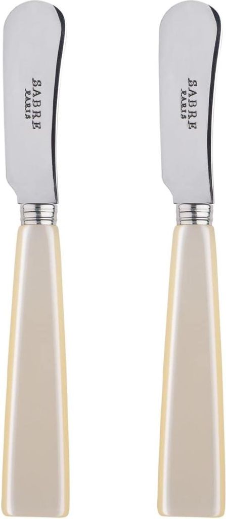 Buttermesser Set - 2 Stück - Edelstahl - Acrylgriffe