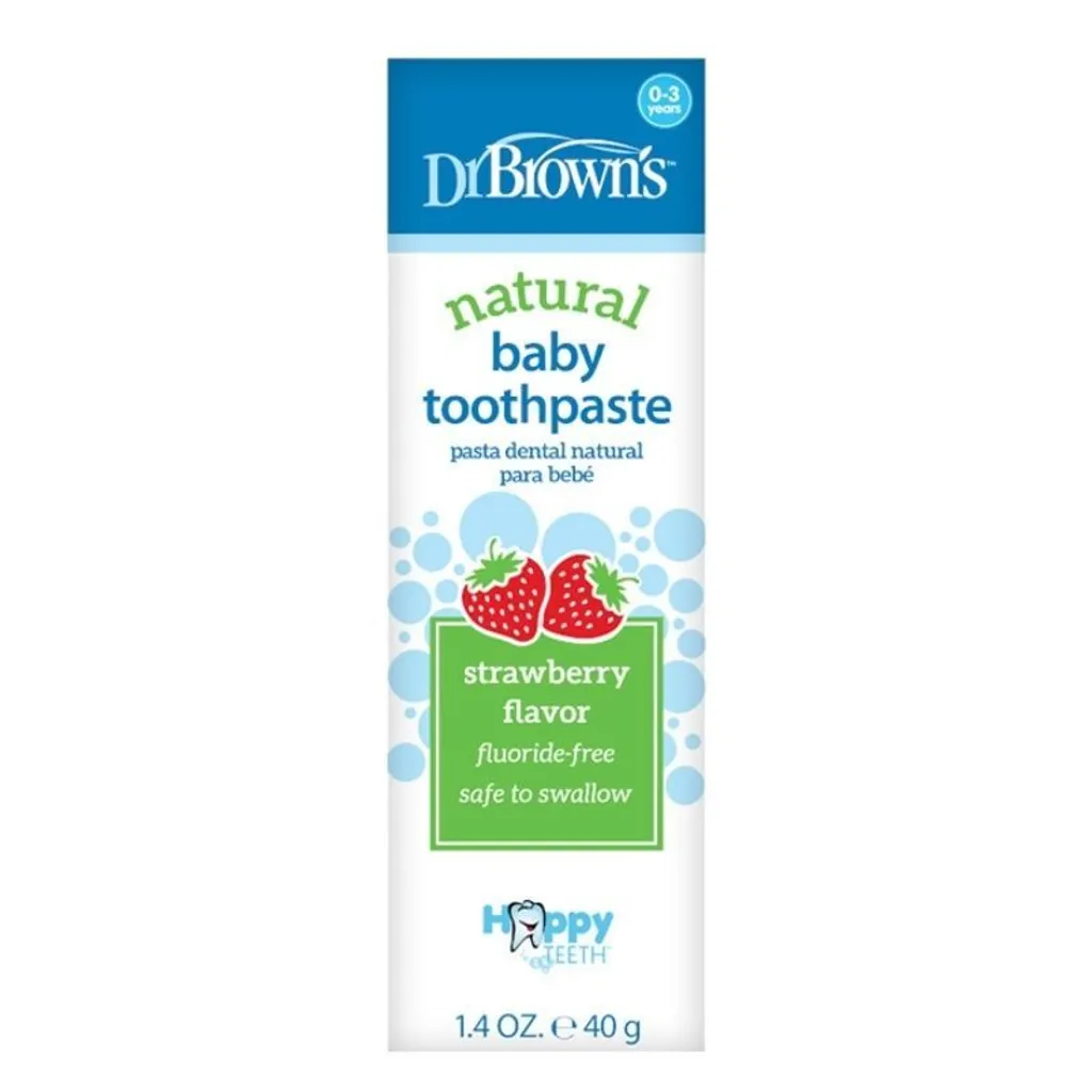Dr. Brown's Dentifricio Bambini Fragola 40g | Igiene Orale 0-3