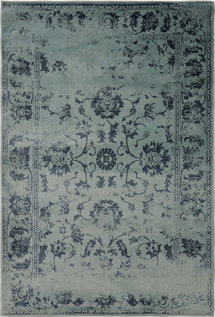 benuta Vintage Teppich Wohnzimmer Suki Türkis 200x300 cm Wohnzimmerteppich Schlafzimmer weich orientalisch Rechteckig