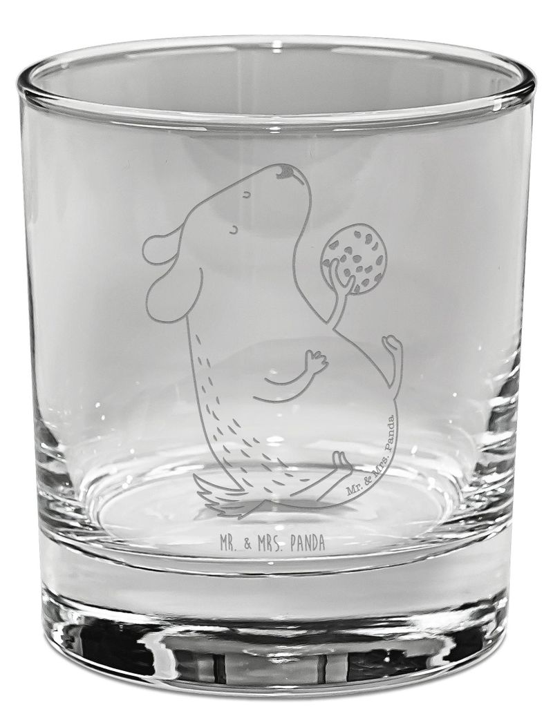 Mr. & Mrs. Panda Bourbon Glas Hund Keks - Transparent - Geschenk, Whiskyglas, Tumbler, Gravur, Hundesnacks, Whiskeyglas, Haustier, Hundeliebe, Whis...