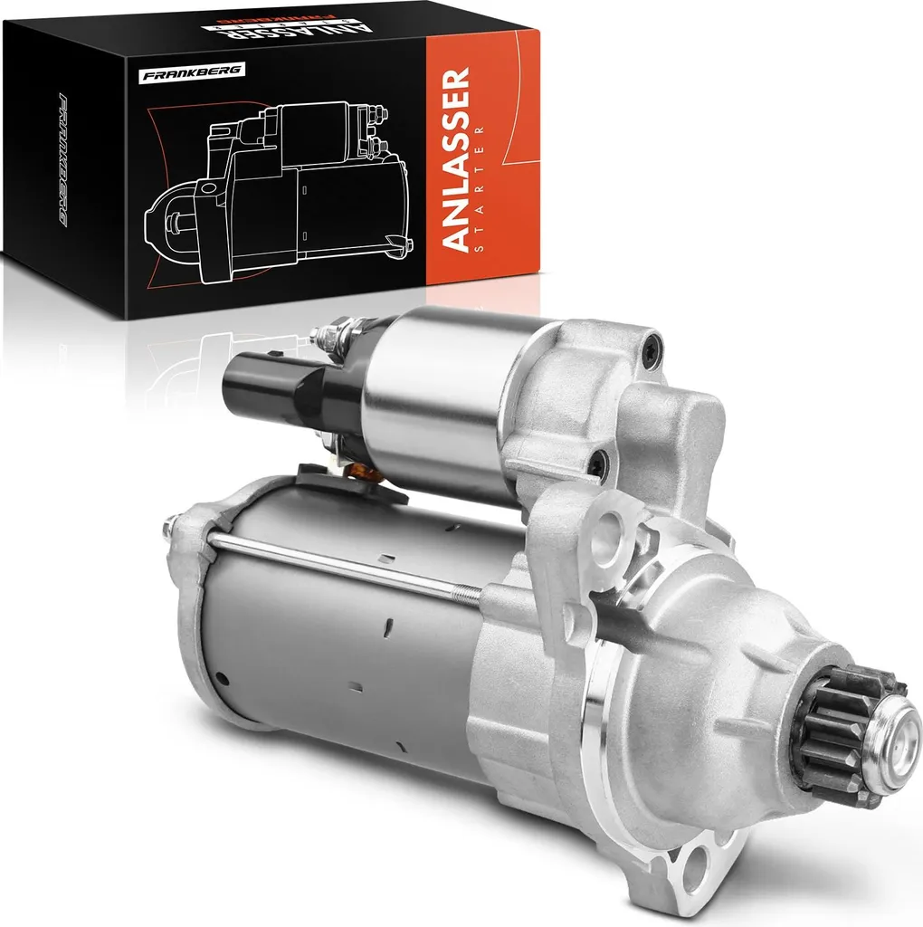 Frankberg Démarreur pour VW Golf VI Cabriolet Polo Passat Tiguan 12V