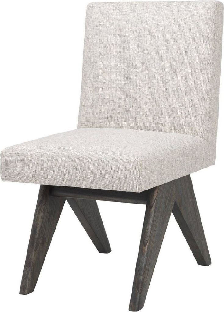 Casa Padrino Luxus Esszimmerstuhl Naturfarben / Braun 48 x 54 x H. 86 cm - Massivholz Küchenstuhl - Luxus Esszimmer Möbel
