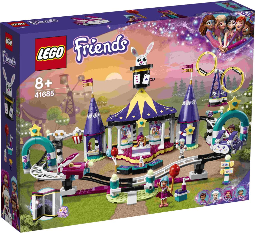 LEGO Friends Magiczne wesołe miasteczko z kolejką górską, Zdjęcie produktu 