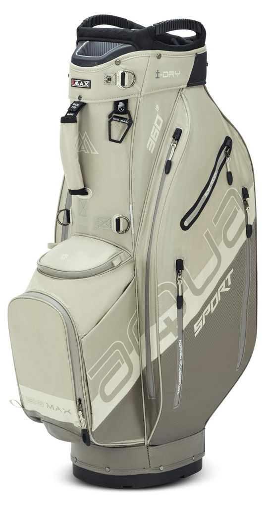 BIG MAX AQUA Sport 360² Golftasche – 100 % wasserdicht – 14-fache Schlägereinteilung mit XL-Putterfach – 11 Taschen – 3 kg