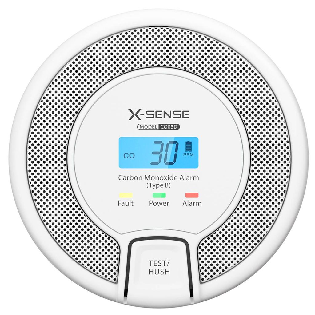 X-Sense CO03D, Kohlenstoffmonoxid-Melder, Kabelgebunden, Produktbild 