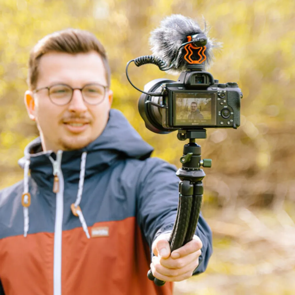 Trépied de Voyage Flexible 30cm Idéal pour Vlog YouTube et Instagram