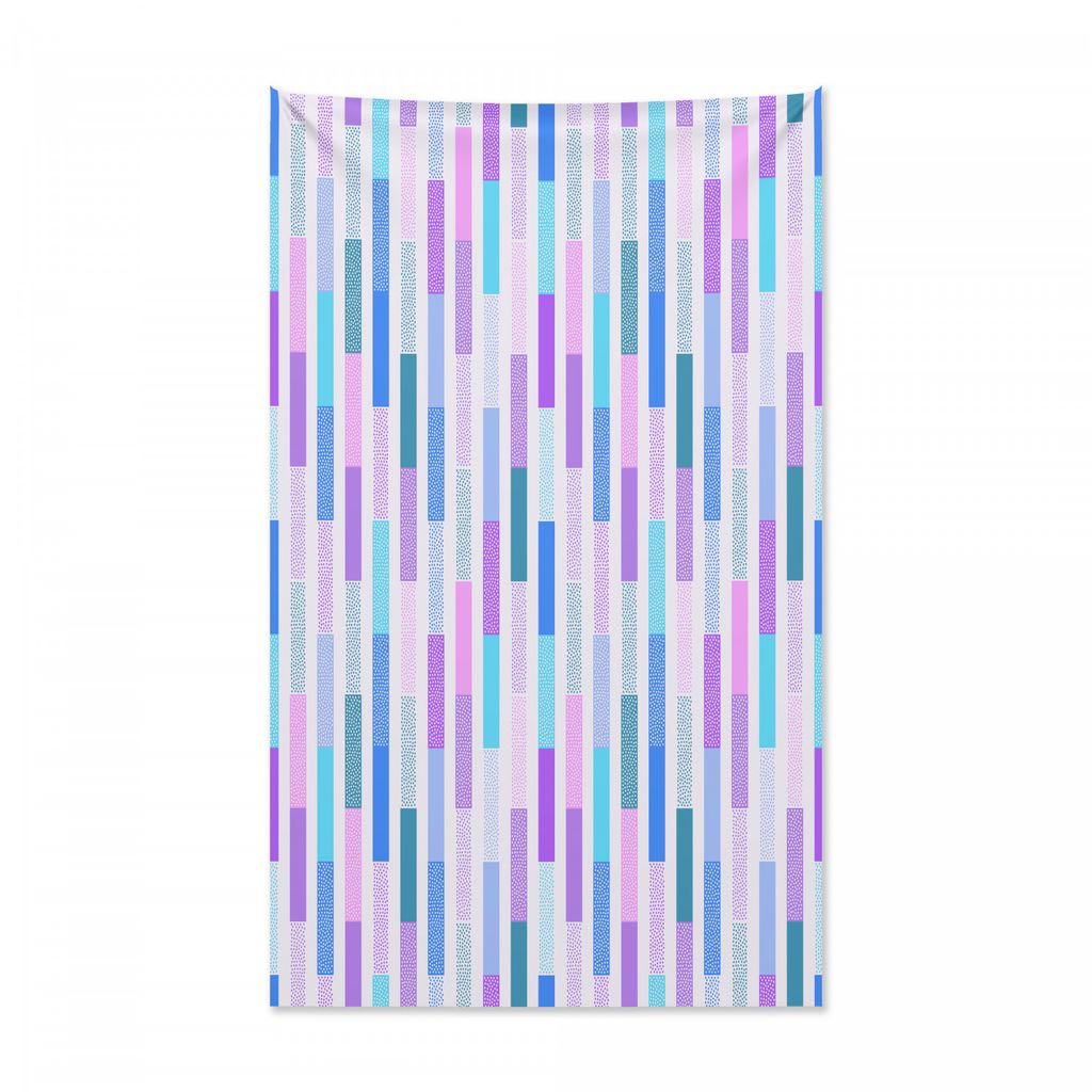 Abakuhaus Abstrakt Wandteppich und Tagesdecke, Avantgarde-Farbstreifen aus Weiches Mikrofaser Stoff Kein Verblassen Klare Farben Waschbar, 140 x 23...