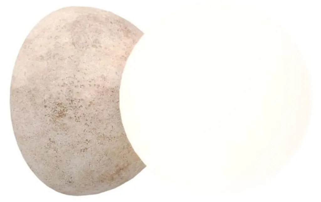 Applique murale pierre EYE beige Maxlight IP20 : solution déco durable
