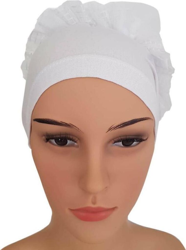 FIRFIRLI Hijab BONE Schlauchbonnet Weiß Kopftuch Untertuch Produktbild 