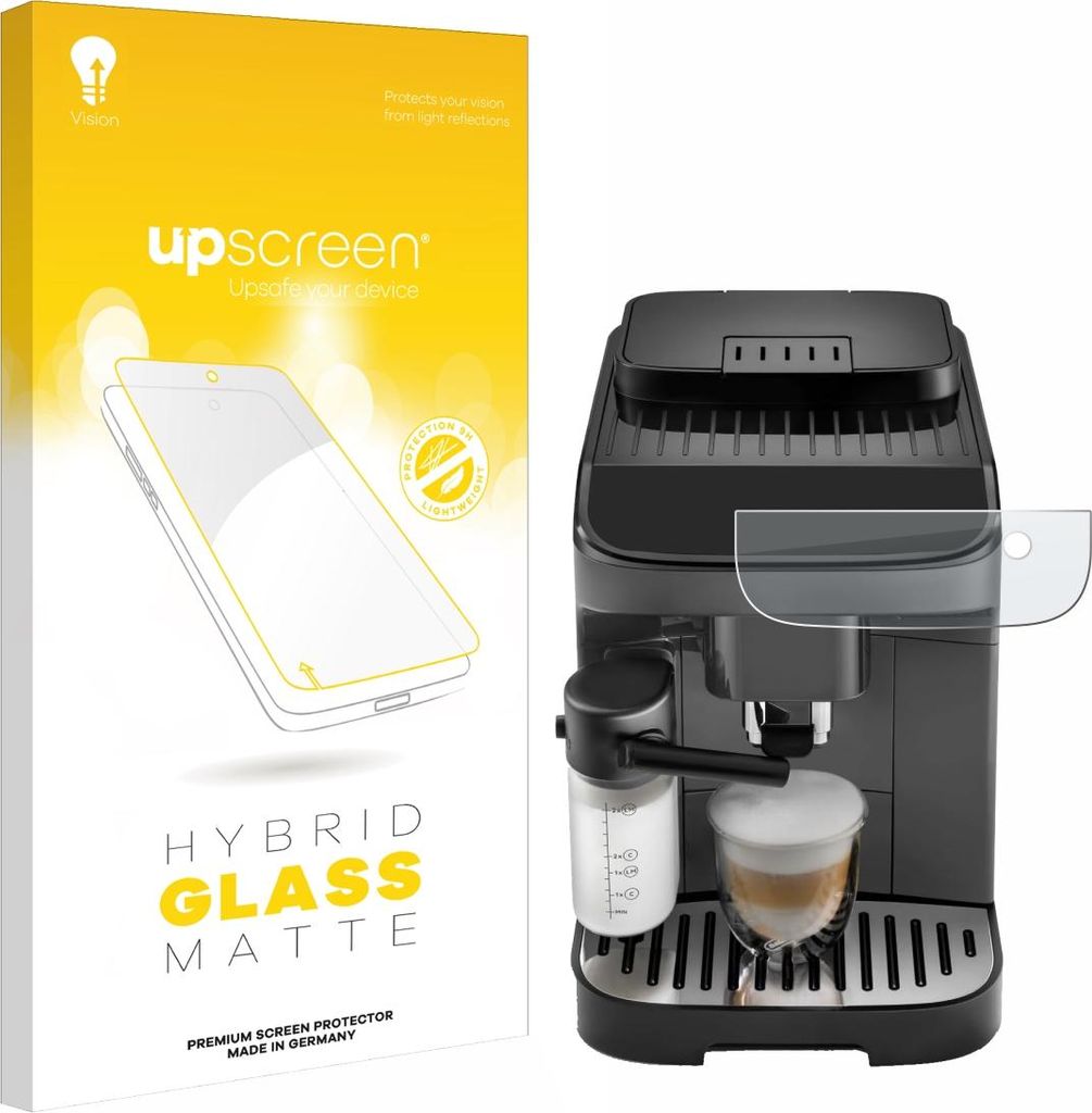 upscreen Entspiegelungs Schutzglas für DeLonghi Magnifica Evo Schutzfolie Panzer Folie Glas Display Schutz matt