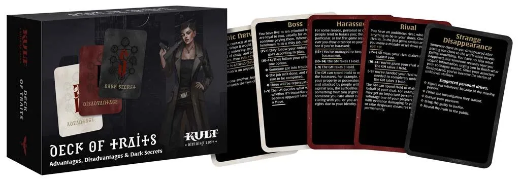 Deck of Traits KULT Divinity Lost - Améliorez l'Immersion en Jeu