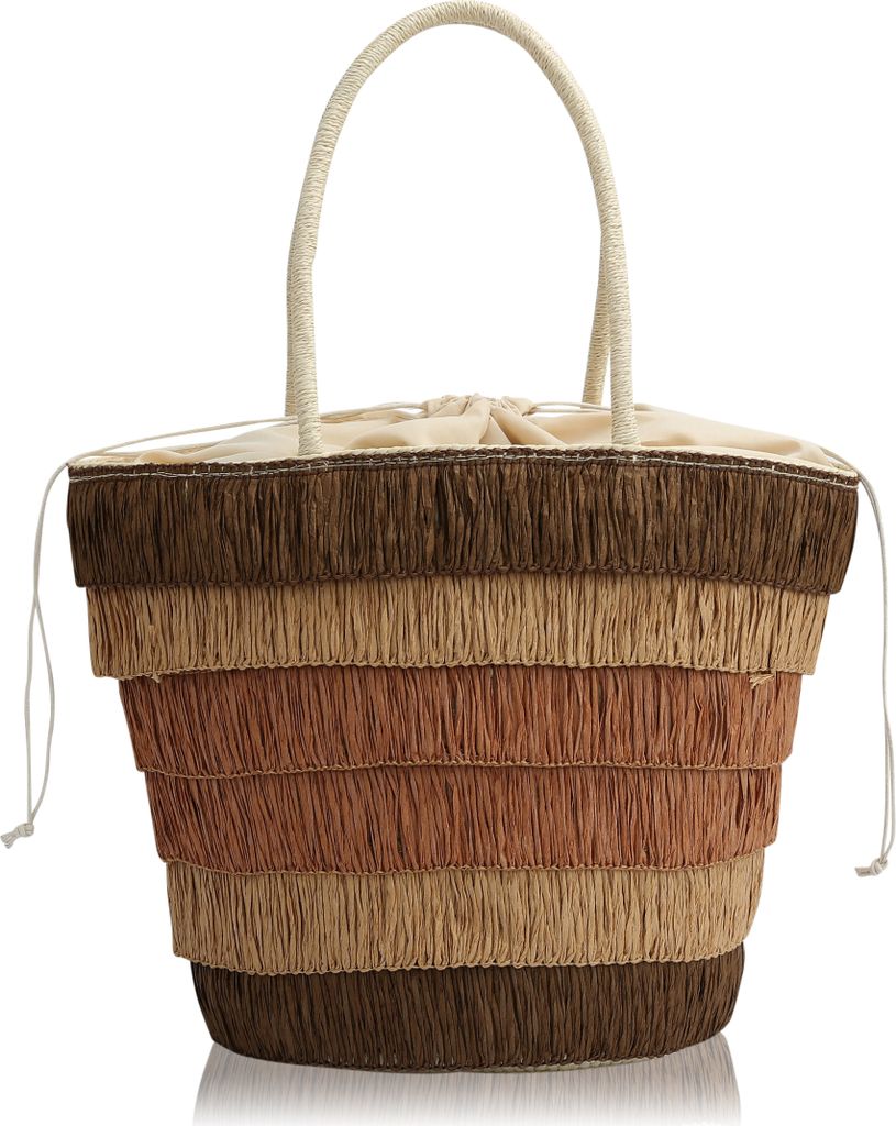 Schultertasche Teneriffa aus natürlichem Material von collezione alessandro
