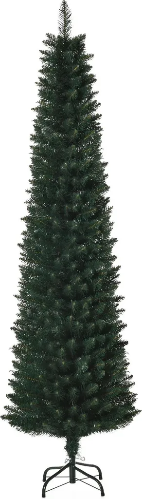 Grand sapin de Noël artificiel de 2m pour décoration intérieure verte