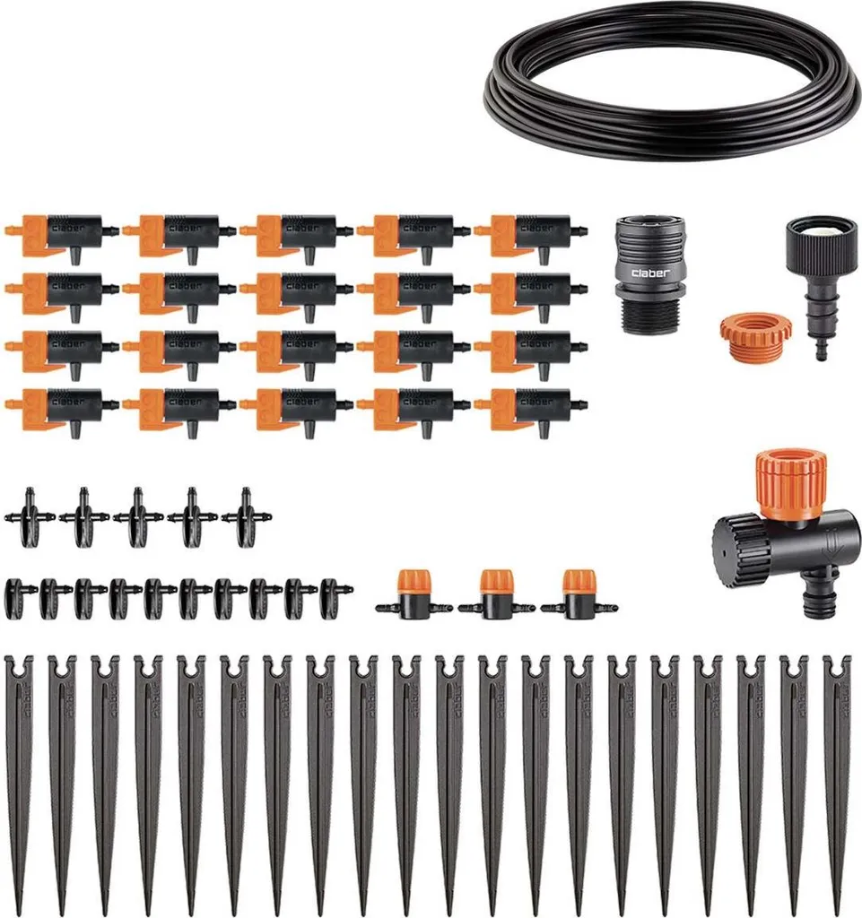 Kit goutte à goutte 20 pots Claber 90764 système arrosage automatique