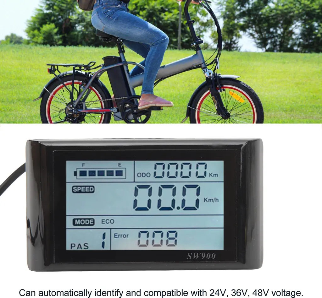 Console de commande LCD pour vélo électrique multi-tension - 5