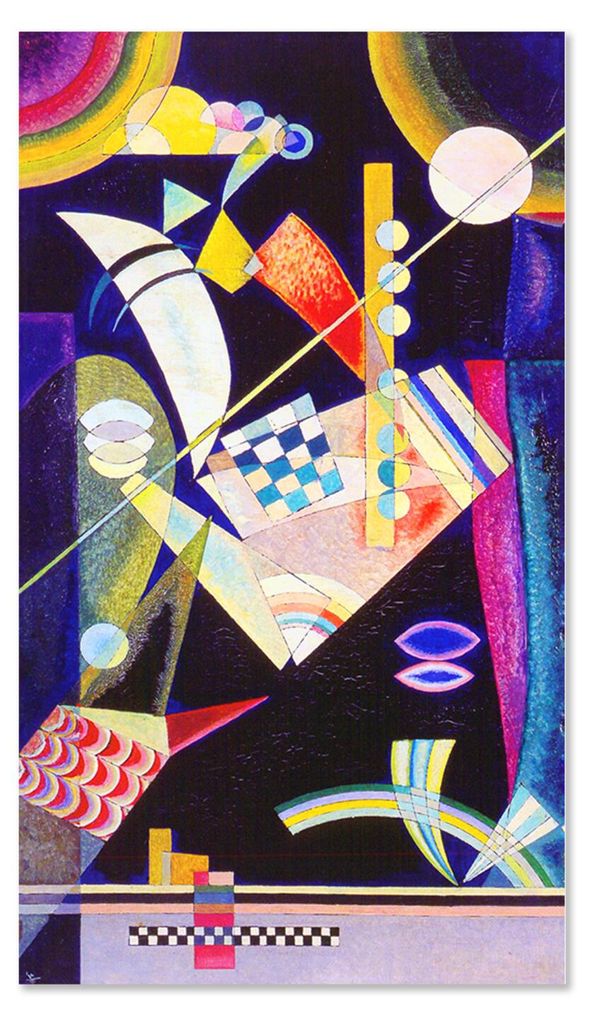 Giallobus - Akute Härte - Vassily Kandinsky - 80L x 140B cm - Bild - Acrylglas