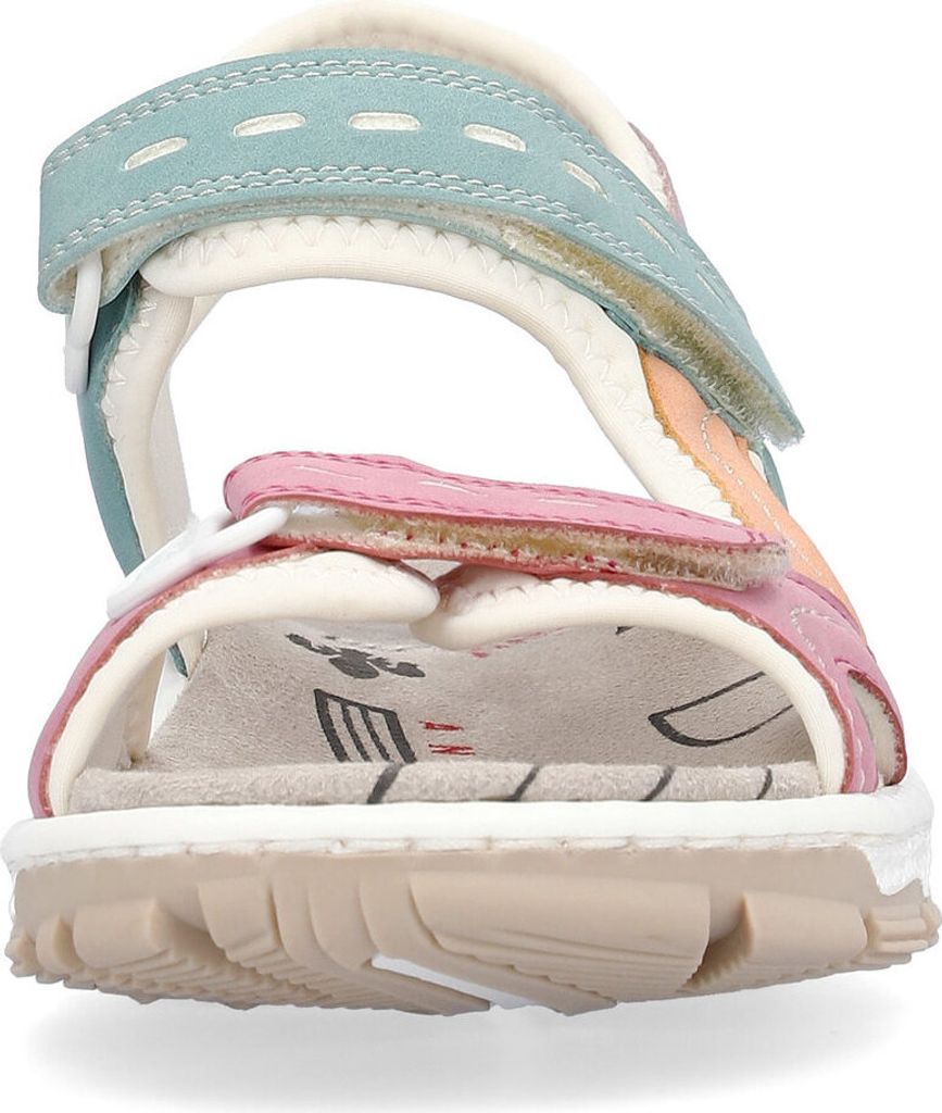 Rieker Damen Sandale bunt Trekking Outdoor gepolstert Produktbild 65
