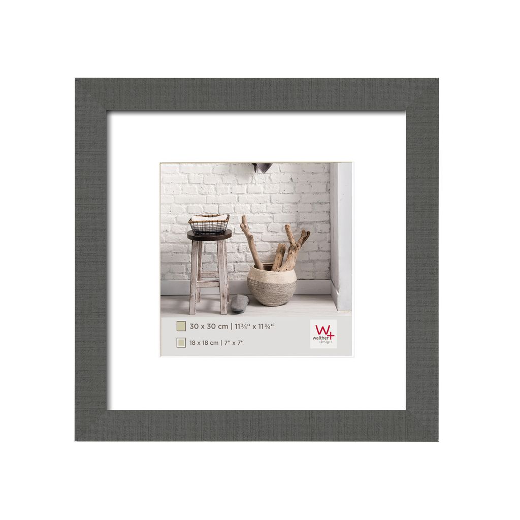Walther Home               30x30 Holz grau                 Produktbild 