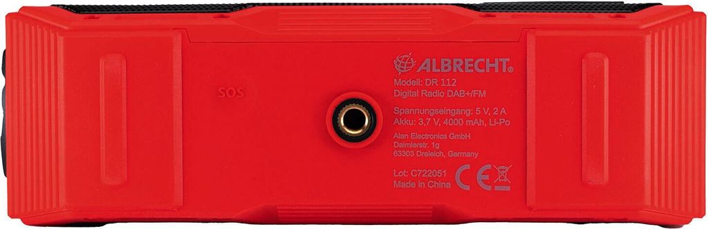 Albrecht DR 112 DAB+ Outdoor Kurbelradio Obrázok produktu 5