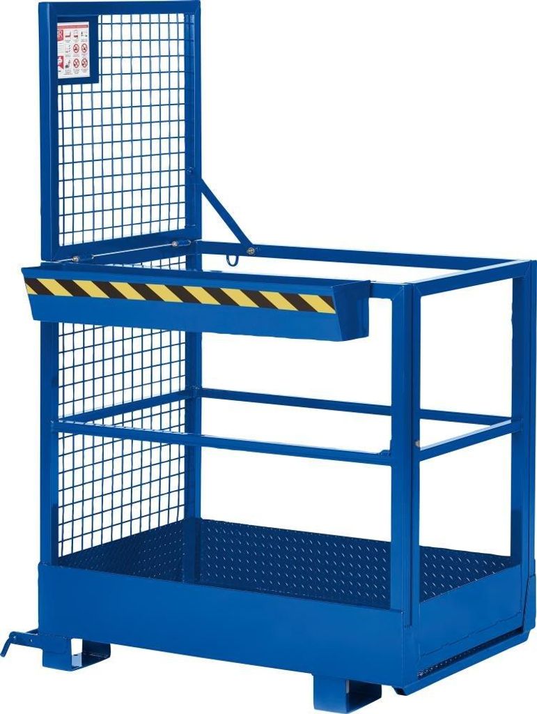 RR Industrietechnik Arbeitskorb Typ RAK-SLIM 800x800x1910mm RAL2004 Reinorange
