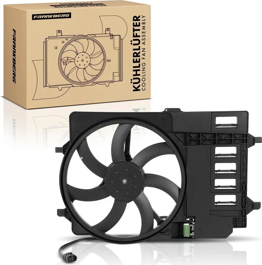 Ventilateur radiateur avec cadre pour MINI R50 R52 R53 Cooper 1.6L