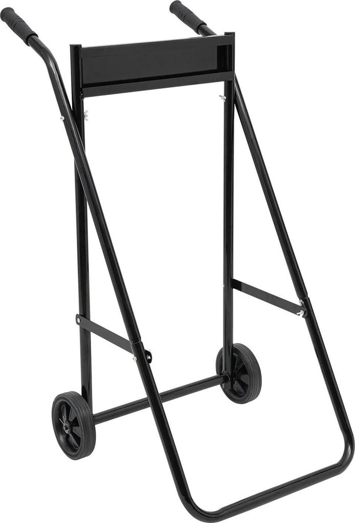 Bootsmotor Transportwagen/Motorständer - Klappbar - 40 kg Traglast - Für Motoren bis 30 PS - Räder 15 cm - Gewicht 5,8 kg - Stabiler Stand - Sch...