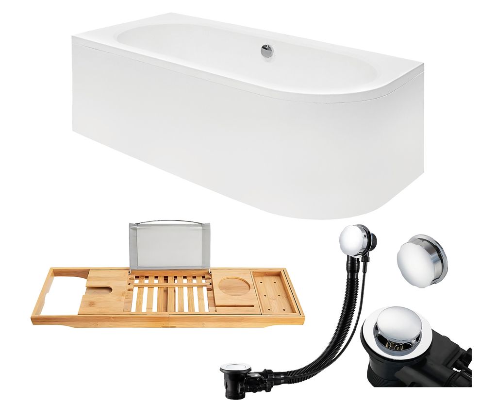 Verwunderlich Badewanne 180x80 Komplett Set Ebenbild