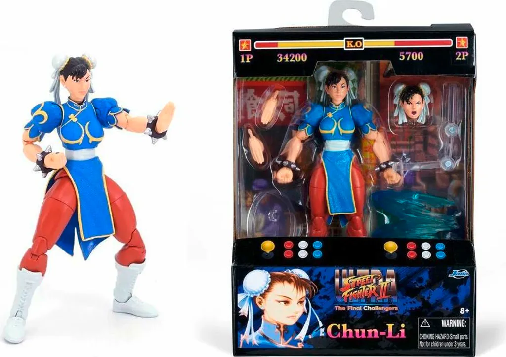 Chun-Li Street Fighter Smoby figurine articulée robuste sans casse