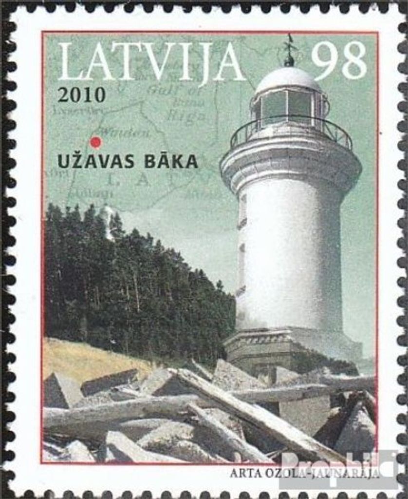Briefmarken Lettland 2010 Mi 794A (kompl.Ausg.) postfrisch Leuchtturm