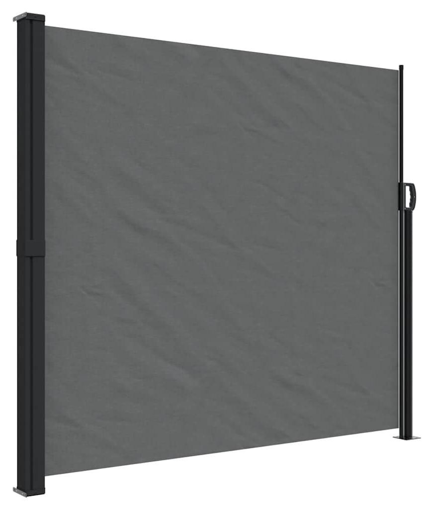 vidaXL Výsuvná bočná markíza antracit 180x500 cm Obrázok produktu 