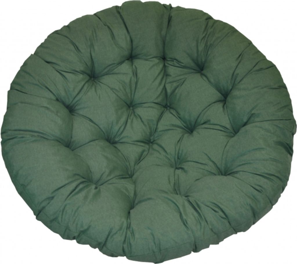 Polstr deluxe na křeslo papasan 100 cm - látka tmavě zelený Obrázek produktu 