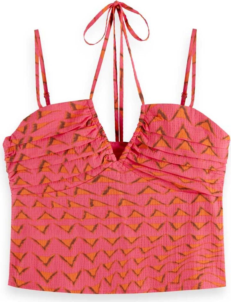 Scotch & Soda U9a00700t ärmelloses T-shirt Rosa 36 Frau Rosa 36