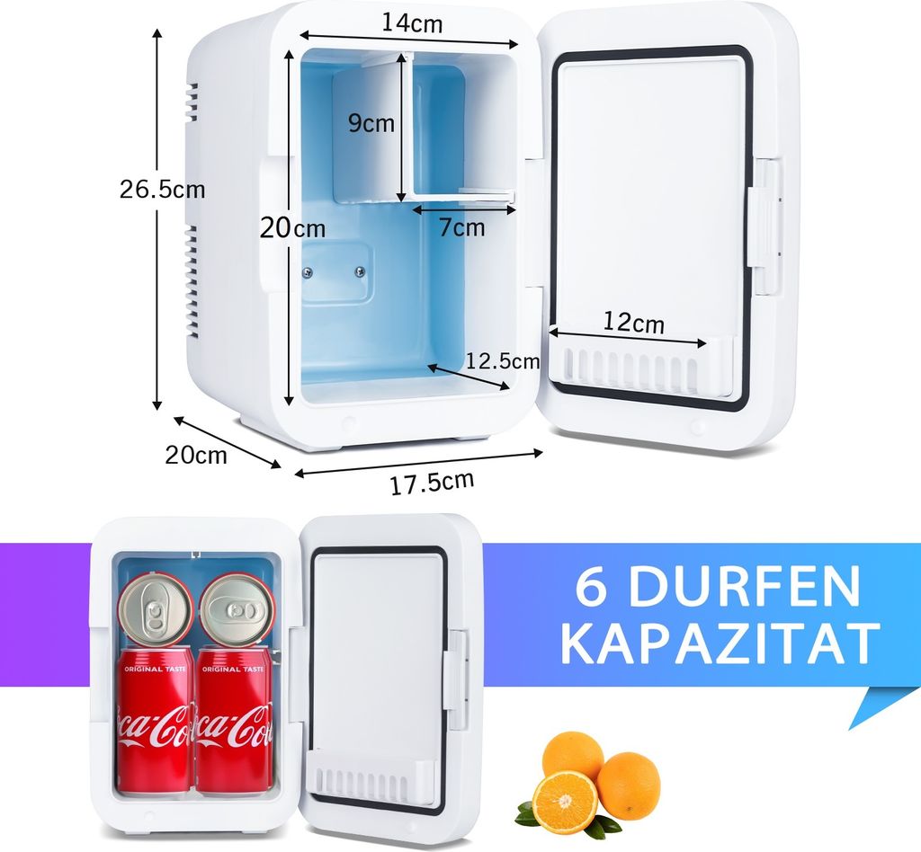 Puluomis Mini Kühlschrank 4L, 2 in 1 Warm- und Kühlbox Produktbild 8