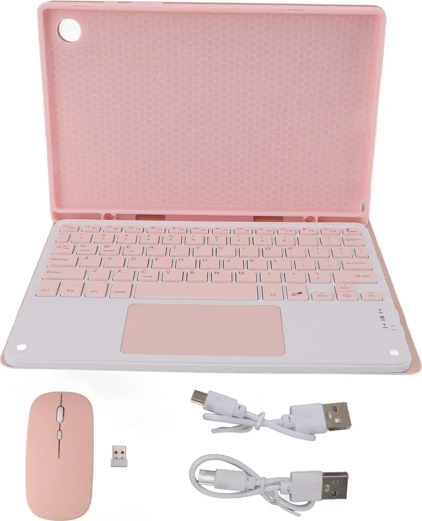 Coque Tab A8 Rose Flexible en TPU avec Découpes Précises et Fente Stylet