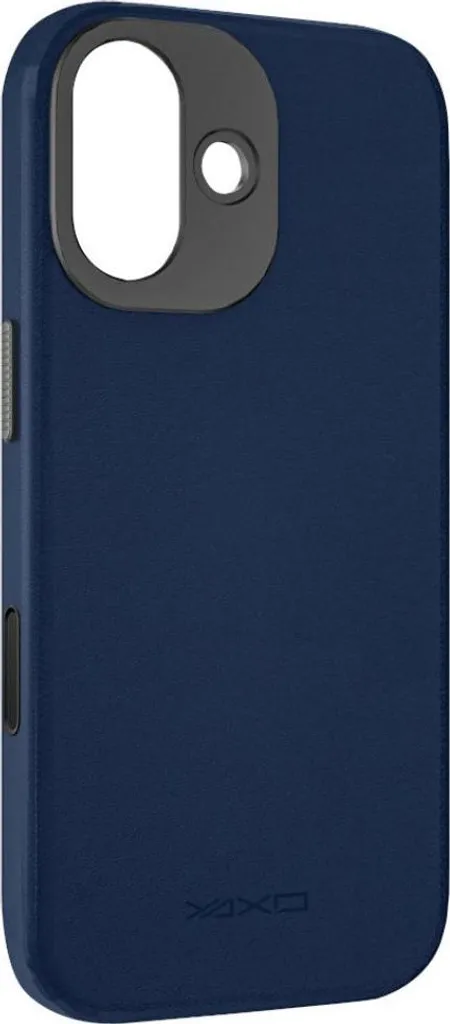 Cover MagSafe iPhone 17 YAXO Leather Gear - Blu Ultra Slim Design
