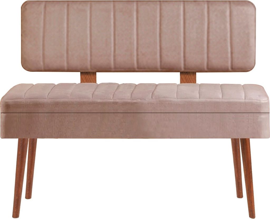 Skye Decor, Vina 0900 - 1 - Walnut, Stone, Sitzbänke, Bank, Produktbild 