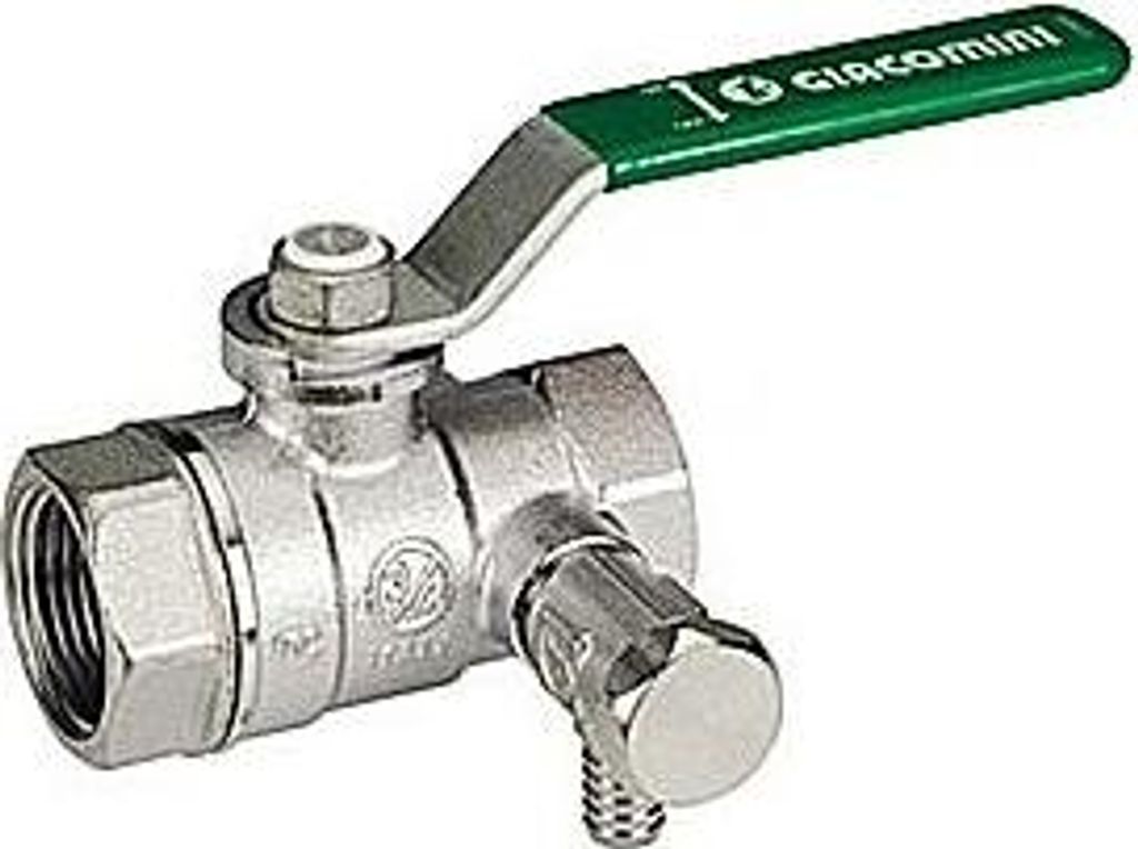 Giacomini Kugelhahn R250WS 250SX144 3/4", mit Entleerung, Produktbild 
