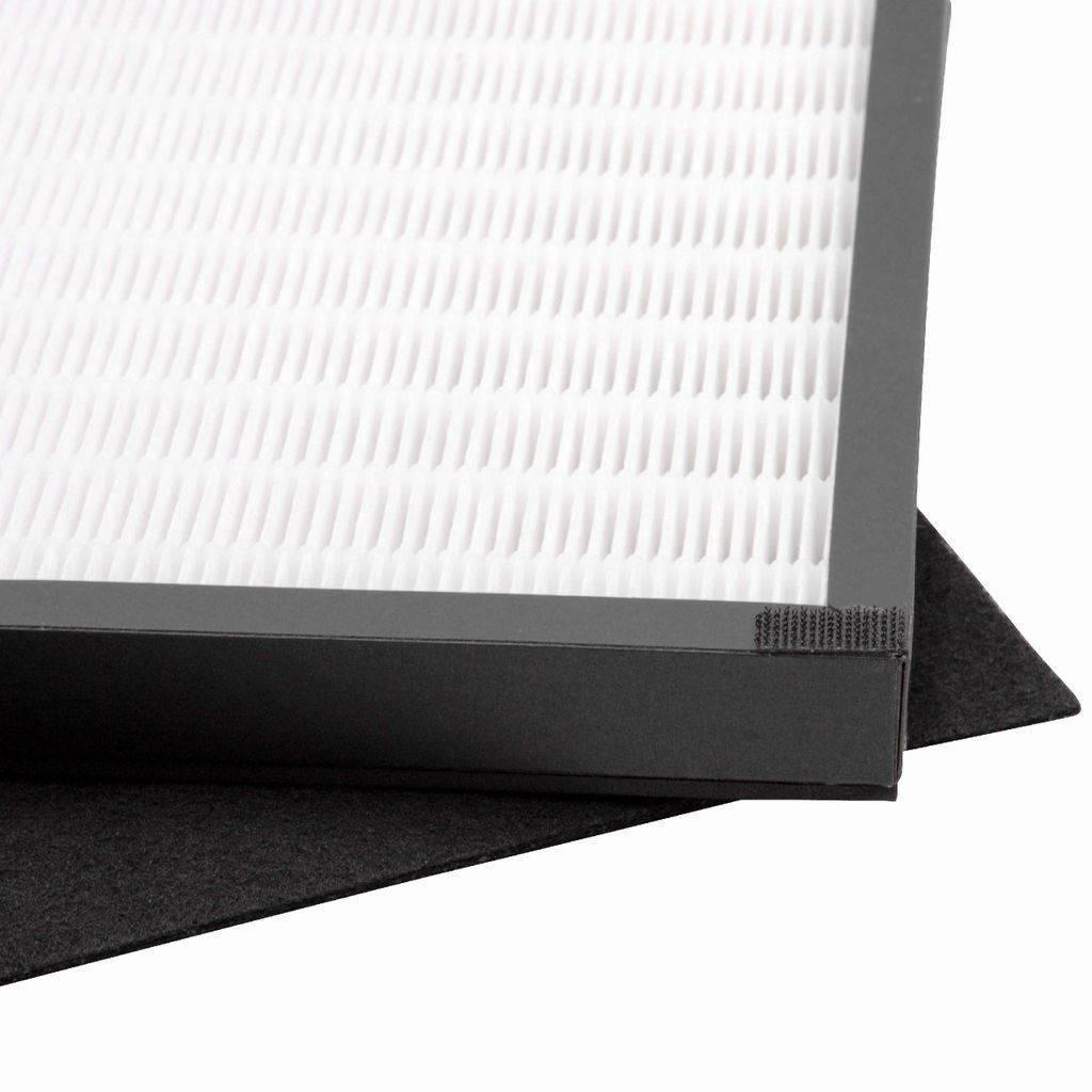 vhbw 3-teiliges Filter-Set Ersatz für Dirt Devil 0250022 für Luftreiniger - HEPA-Filter, Aktivkohlefilter