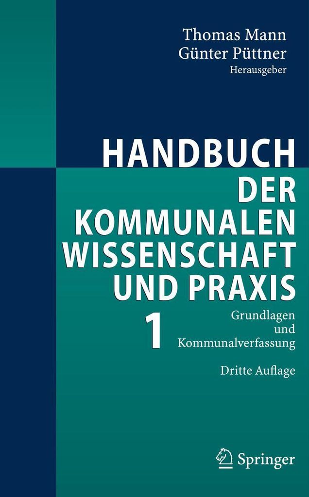 Handbuch der kommunalen Wissenschaft und Praxis