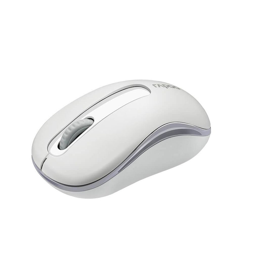 Rapoo M10 Plus Weiß Kabellose optische Maus Produktbild 