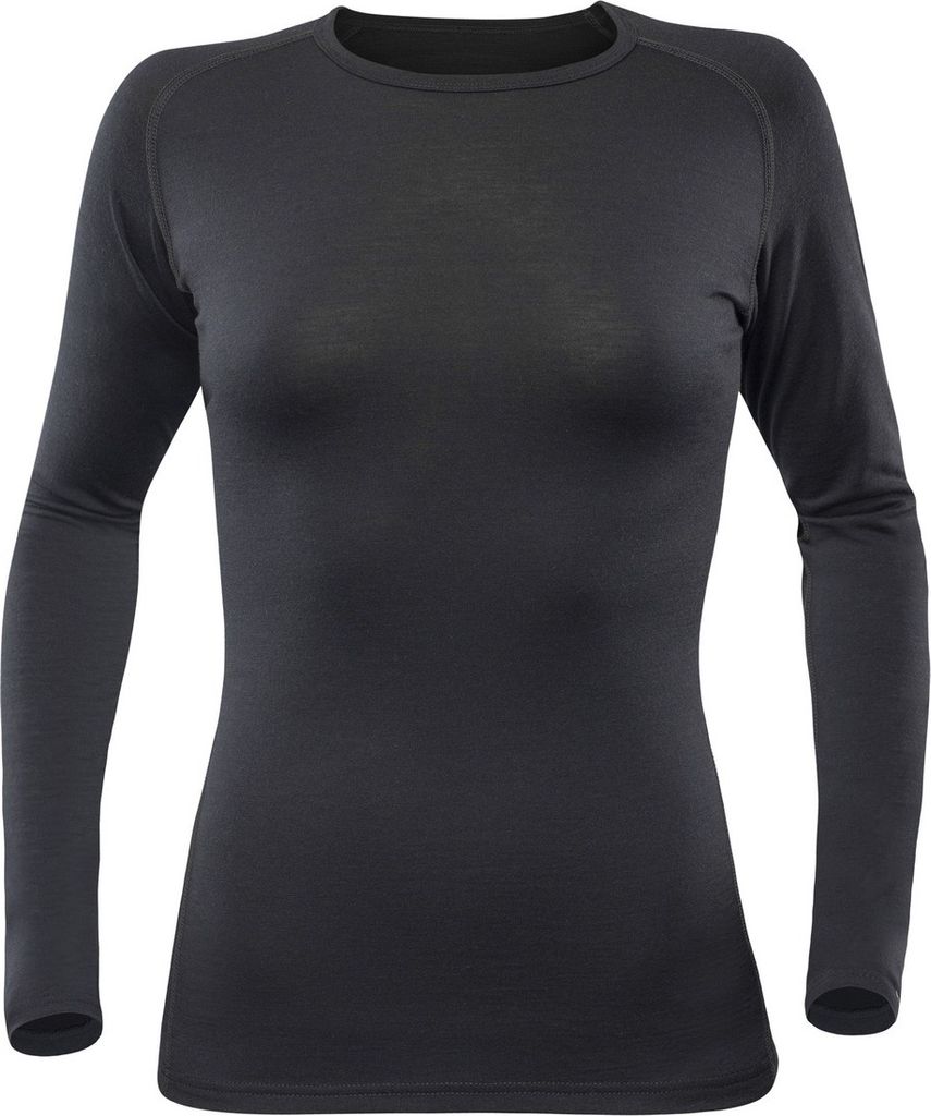 Devold Breeze Merino 150 Damen Longsleeve, Größe:M, Farbe:black