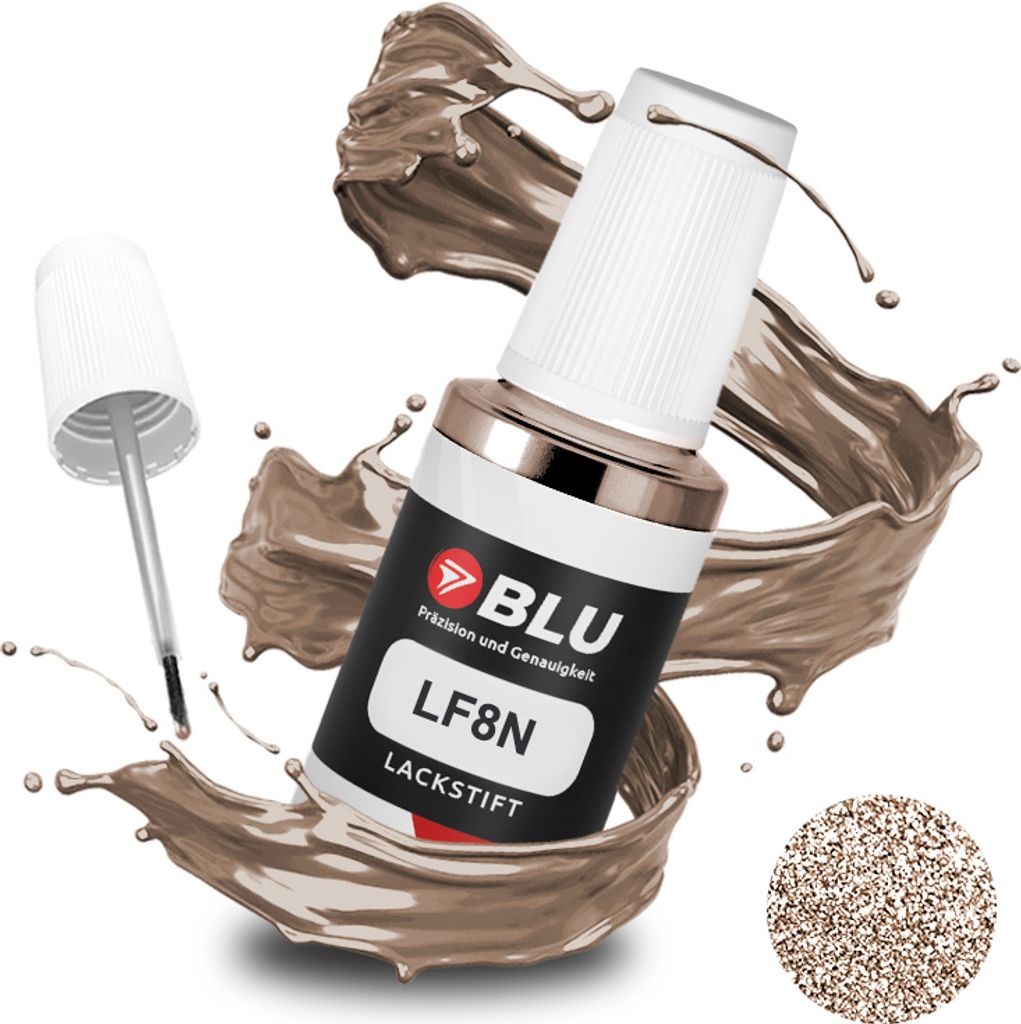 BLU Auto Lackstift Braun kompatibel für Skoda LF8N MatoBrown | Auto Lack Reparatur Ausbesserungslack